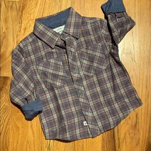 Paper Denim Cloth boys flannel